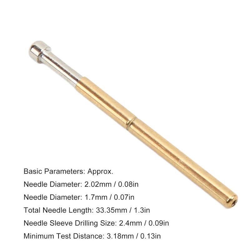 تامین کارخانه پروب های تست فنری سر بزرگ گرد نوع 2 میلی متری ابزار تست پین تست PCB