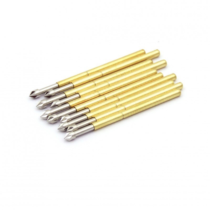 کاوشگر آزمایشی به صورت به هم ریخته با طول 24.5 میلی متر و قطر سوزن 1.5 میلی متر برای آزمایش PCB کامل 4 میلی متر