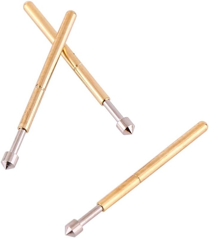 پروب تماس به صورت بهاری پگو پین با 3A جریان 50mΩ مقاومت و 2.5mm ضربه برای تست PCB